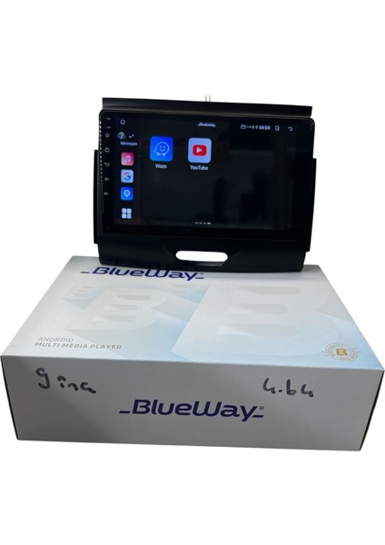 Ford Ranger 2015-2022 Blueway 4-64 Profesyonel Oem Multimedia modelleri