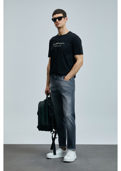 Alfıdo Smart Jean Erkek Pantolon Slim Fit Antrasit fiyatları