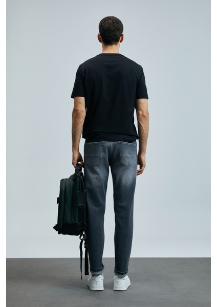 Alfıdo Smart Jean Erkek Pantolon Slim Fit Antrasit