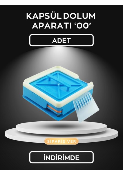 Kapsül Dolum Tepsisi 0 ve Kapsül 00 100 Delikli Dolum Tepsisi fiyatları