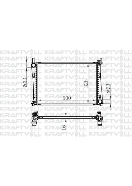 Motor Su Radyatoru Fıesta V Fusıon 0108 1,25 1,4 16V / 1,6 16V Mazda Iı 1,4 16V / 1,6 16V 02 Braz