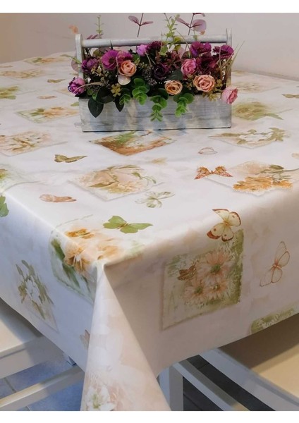 Elyaflı Pvc Muşamba - Desenli Silinebilir Masa Örtüsü