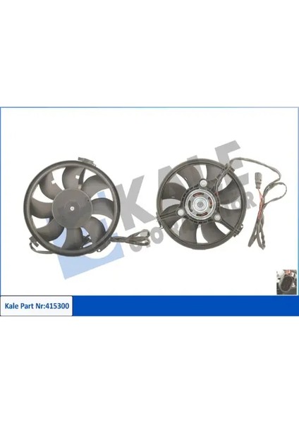 Fan Motoru 300W 280MM Passat A6 A8 Superb Avb Avf Akn Alt Awx Bdh Bau Bdg Bgw Alz Azm Awt 9808