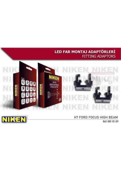 LED Far Montaj Adaptoru H7 Ford Focus HIGHBEAM(L12