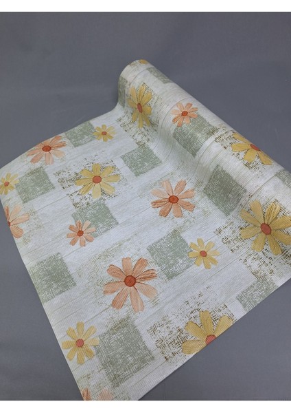 Desenli Raf ve Dolop Içi Örtüsü - Kaymaz Raf Örtüsü 50CM x 500 cm modelleri