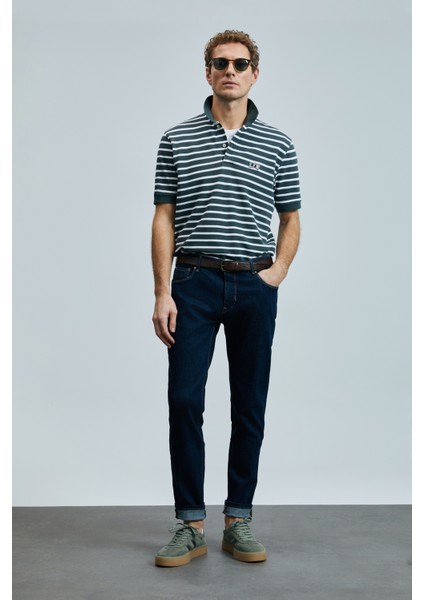 Frencesco Smart Jean Erkek Pantolon Slim Fit Mavi