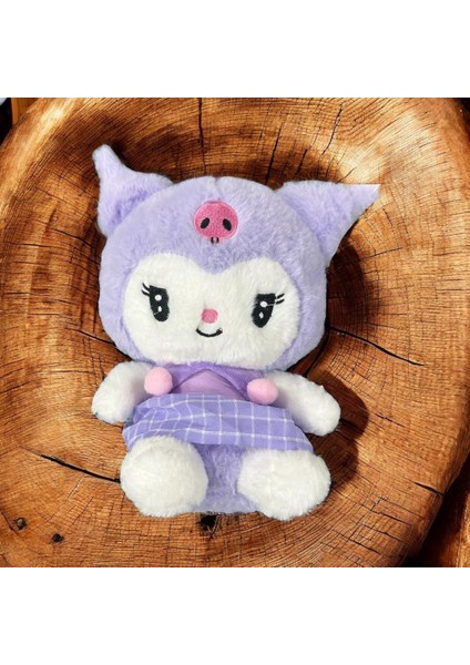 Kuromı Etekli Mor Peluş Oyuncak 23 cm