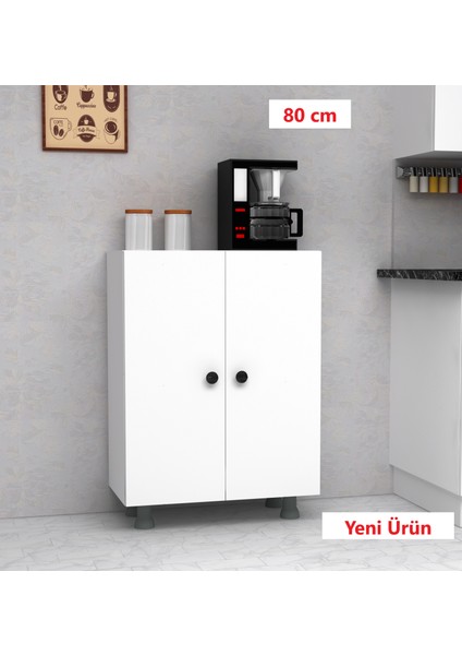 Iki Kapaklı Çok Amaçlı Dolap 80 cm