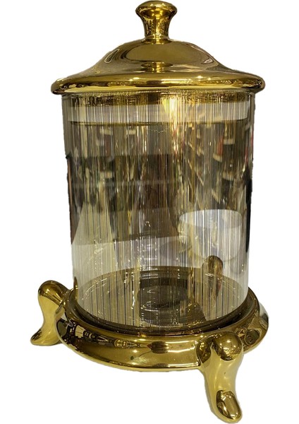 28 cm Gold Ayaklı Kavanoz fiyatları