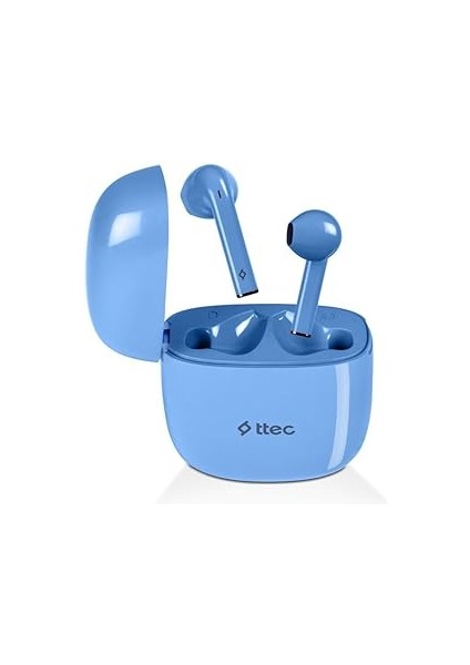 Airbeat Go Gerçek Kablosuz Tws Bluetooth Kulaklık Mavi