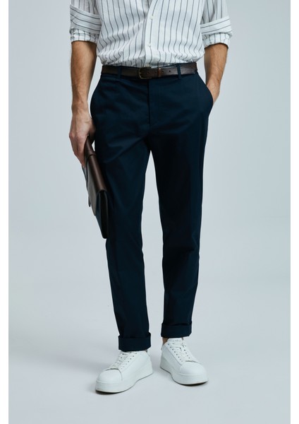 Plus Smart Erkek Chino Pantolon Slim Fit Taş