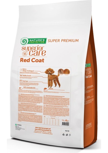 Nature's Protection Superior Care Kızıl/Kahverengi Tüylü Köpekler İçin Tahılsız Somonlu Küçük Irk Yavru Köpek Maması 1,5kg fiyatları