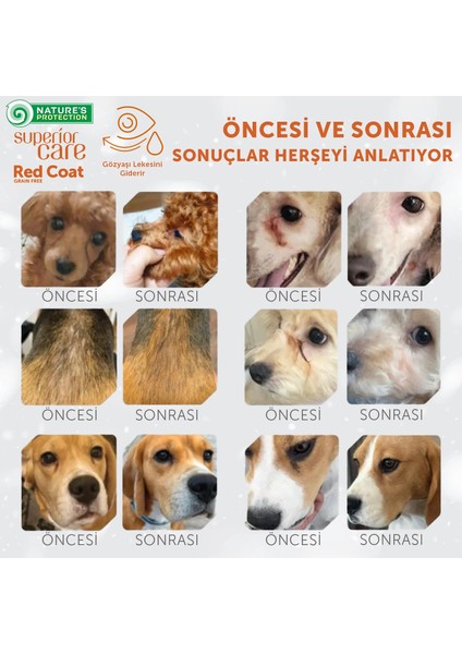 Nature's Protection Superior Care Kızıl/Kahverengi Tüylü Köpekler İçin Tahılsız Somonlu Küçük Irk Yavru Köpek Maması 1,5kg modelleri