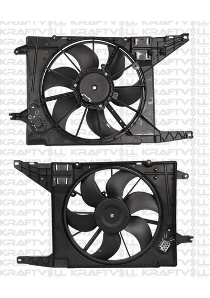 Radyator Fan Motoru Davlumbazlı Logan 04 Sandero 08 +Ac