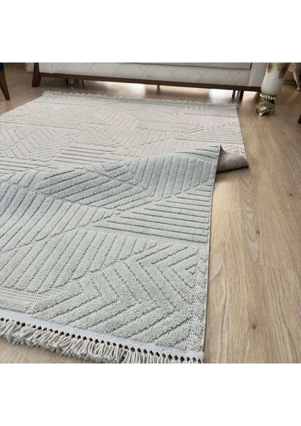Valensa Kilim , Modern Kaymaz Taban Iskandinav Desenli Oda Mekan Halısı