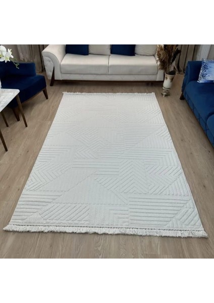 Valensa Kilim , Modern Kaymaz Taban Iskandinav Desenli Oda Mekan Halısı
