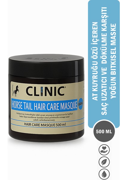 At Kuyruğu Özü Içeren Saç Uzatıcı ve Önleyici Yoğun Bitkisel Maske - 500 ml