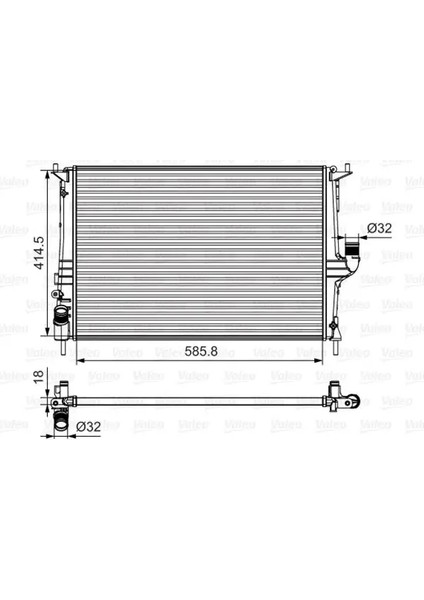 Motor Radyatoru Duster Logan Logan Mcv Logan Express