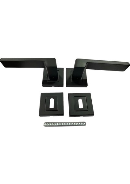 Sofuoğlu Rozet Anka Mat Siyah Oda Kapı Kolu