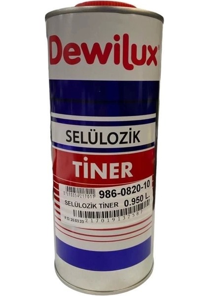 Dewilüx Selülozik Tiner 950 ml
