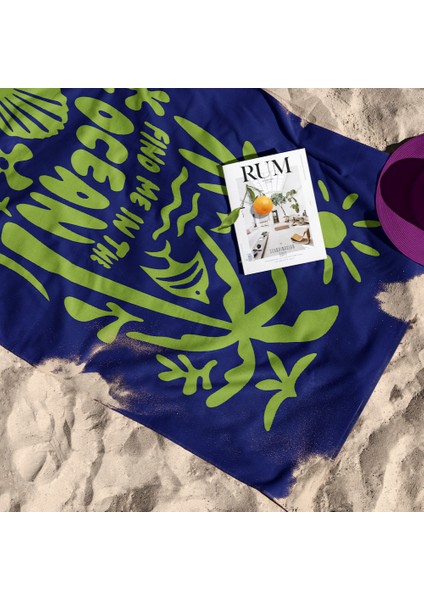 Find Me In The Ocean Plaj Havlusu - Microfiber fırsatları