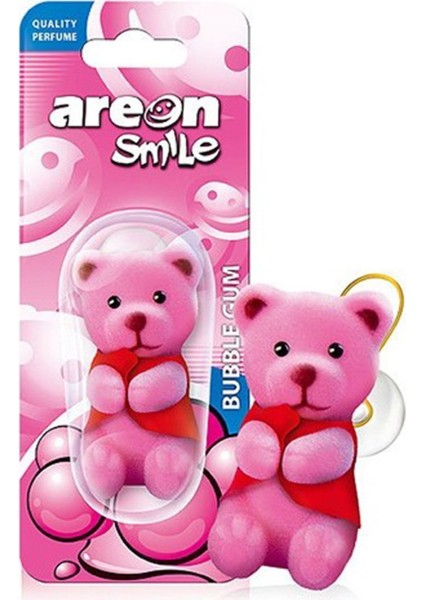 Ayıcık Oto Araba Kokusu Pembe/kırmızı Sakız Aromalı
