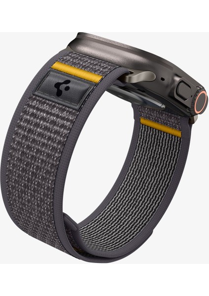 Apple Watch 49mm Ultra Seri 3/2/1 - 46mm Seri 11/10 - 45mm Seri 9/8/7 - 44mm Seri SE3/SE2/SE/6/5/4 ile Uyumlu Kordon Kayış Band Athlex Air Active Gray - AMP09034 modelleri