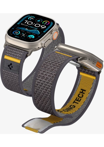 Apple Watch 49mm Ultra Seri 3/2/1 - 46mm Seri 11/10 - 45mm Seri 9/8/7 - 44mm Seri SE3/SE2/SE/6/5/4 ile Uyumlu Kordon Kayış Band Athlex Air Active Gray - AMP09034 indirimleri