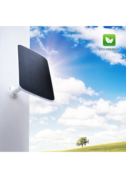 Ezvız Cs-Cmt-D Güneş Enerjili Solar Panel – Ezvız BC1C, Cb3 ve Hb8 Uyumlu, IP65 Su Geçirmez, Esnek Kurulumlu, 4 Metre Kablo Dahil | Fynix Teknoloji