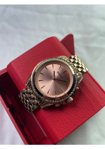 Full Rose Gold Taşlı Kasalı Kadın Kol Saati modelleri