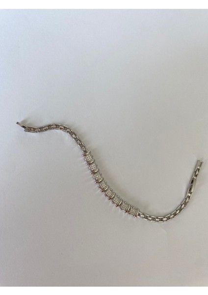 Xuping Kare Zirkon Taşlı Şerit Silver Bileklik fiyatları