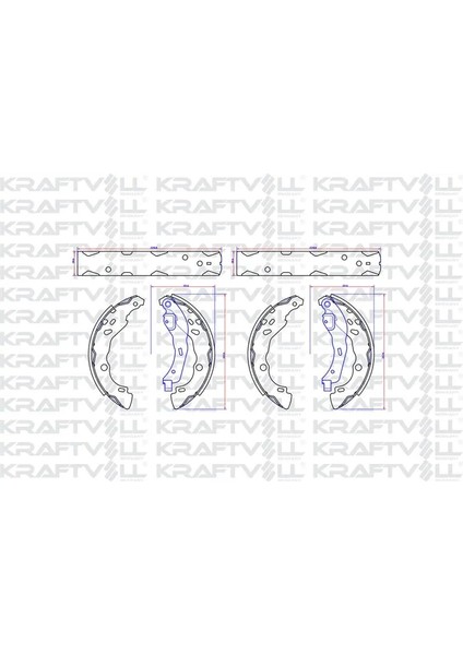 ARKA FREN BALATASI (PABUCLU) RENAULT CLIO II 9803 CLIO 4 12 SYMBOL II 08 SYMBOL 3 14 DACIA LO