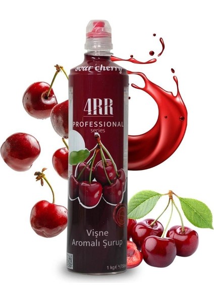 Vişne Aromalı Tropikal Içecek & Kokteyl Şurubu 750 ml