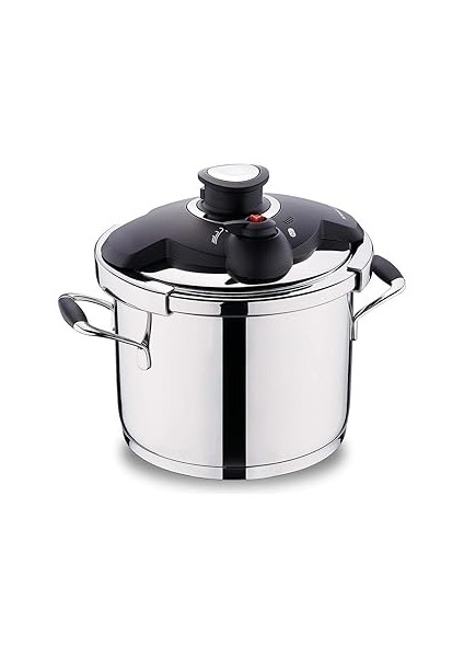 Flora 6 Lt Siyah Düdüklü Tencere