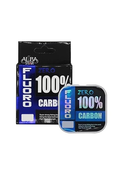 Albastar Zero Clear Fluorocarbon Olta Misinası 25 mt