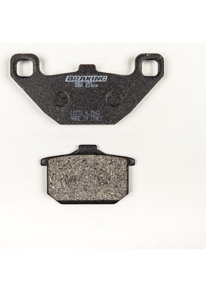 662SM1 1988-1995 Kawasaki Vn 1500 Uyumlu Ön Fren Balatası Yarı Metalik Balata