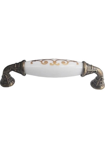 Klasik Silindir Kulp Antik Sarı 96 mm fiyatları