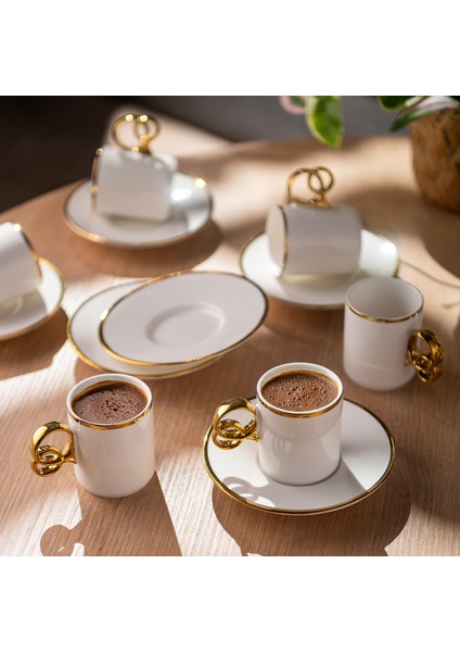 Wedding 90 ml 6'lı Kahve Fincan Takımı modelleri