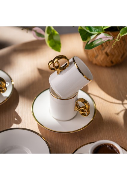 Wedding 90 ml 6'lı Kahve Fincan Takımı indirimleri
