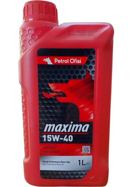 MAXİMA 15W-40 1lt (DİZEL-BENZİN)