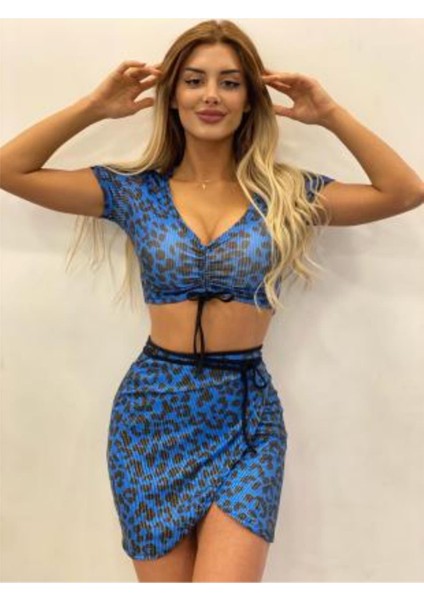 Simli Kumaş Etekli Ikili Takım