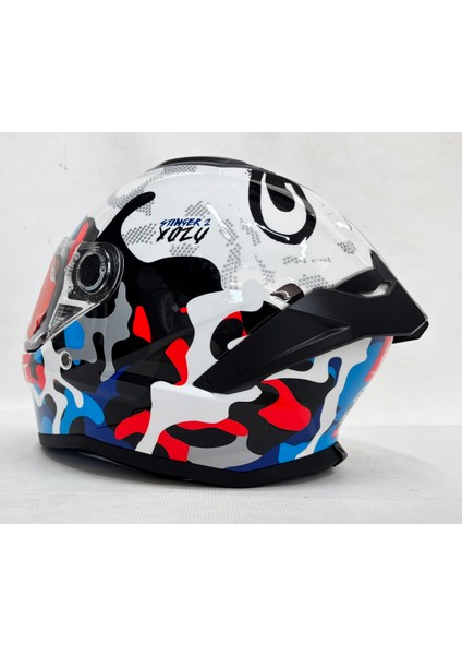 Stinger 2 Yozu A7 Parlak Renk Şefaf Vizörlü V-28B modelleri