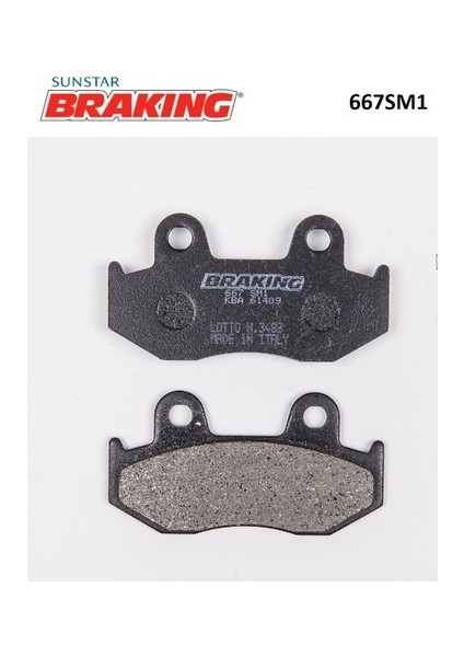 667SM1 2008-2014 Honda Ps 150I Uyumlu Ön Fren Balatası Yarı Metalik Balata fiyatları