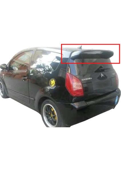 Citroen C2 Cam Destekli Spoiler (( Boyasız - Astarlı ))