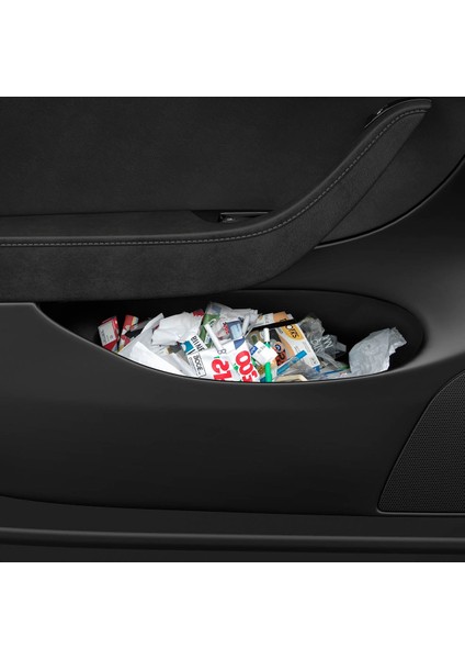 Tesla Model Y (2024-2023) Çöp Kutusu + 50 Adet Çöp Torbası Dahil Black TO281 - ACP09183 modelleri