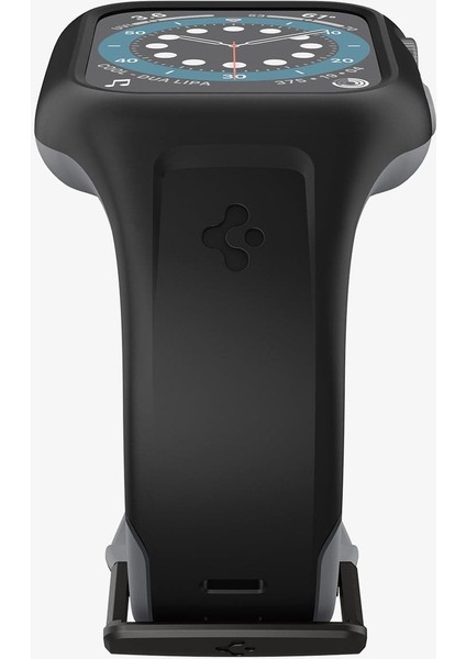 Apple Watch 46mm Seri 11/10 ile Uyumlu Kılıf & Kordon Kayış Liquid Air Pro Matte Black - ACS09317 fiyatları