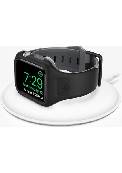 Apple Watch 46mm Seri 11/10 ile Uyumlu Kılıf & Kordon Kayış Liquid Air Pro Matte Black - ACS09317 modelleri