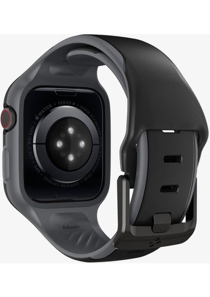 Apple Watch 46mm Seri 11/10 ile Uyumlu Kılıf & Kordon Kayış Liquid Air Pro Matte Black - ACS09317 fırsatları