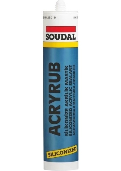 Soudal Acryrub Silikonize Mastik 310 ml Kahverengi