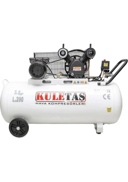 200 Lt Kompresör 3 Hp V Kafa